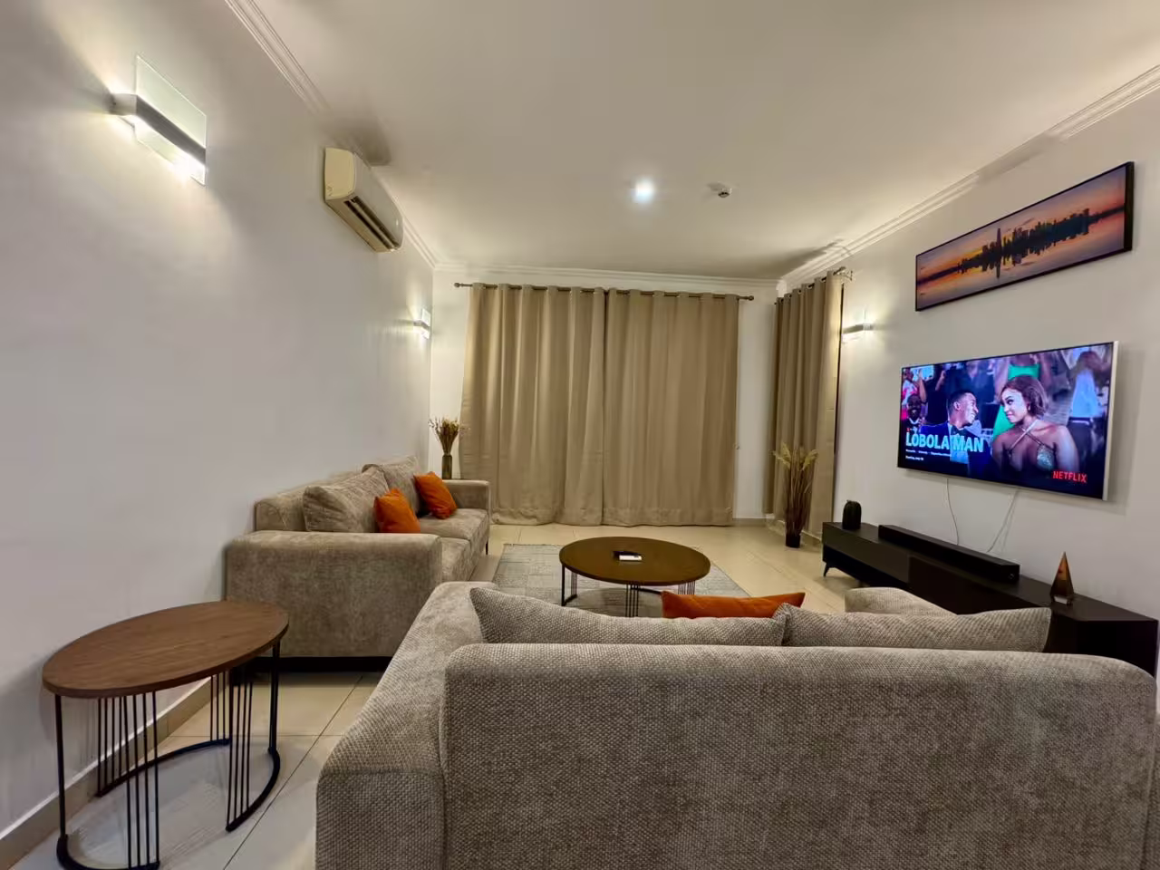 Spacious living area